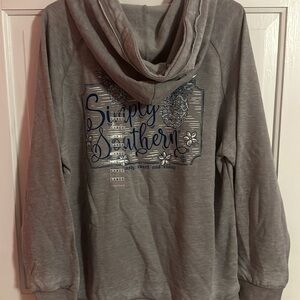 simply southern grey hoodie